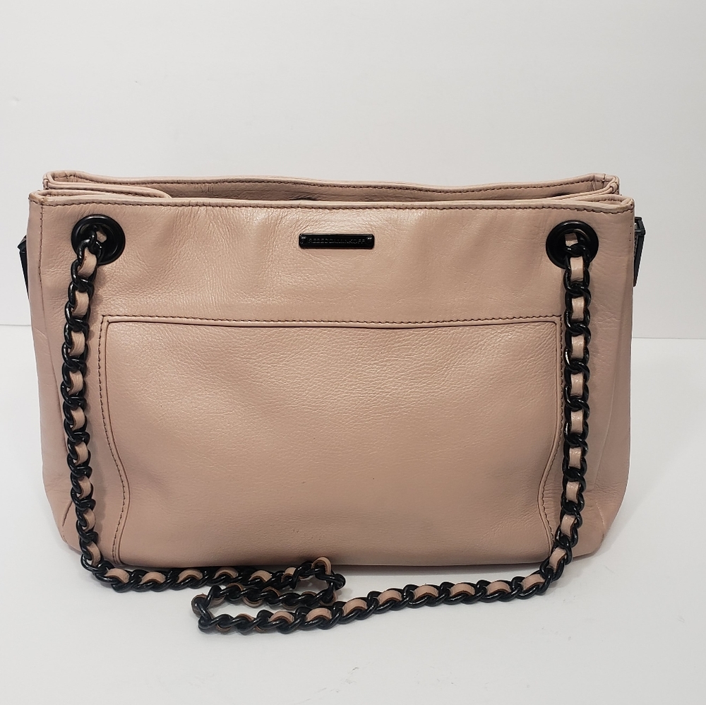 REBECCA MINKOFF swing double chain shoulder bag
